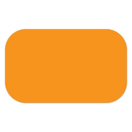 Ergomat 2inx12in DuraStripe Mean Lean Rounded Strip Orange, 36PK DSML-STRIP-2x12R-O-KIT